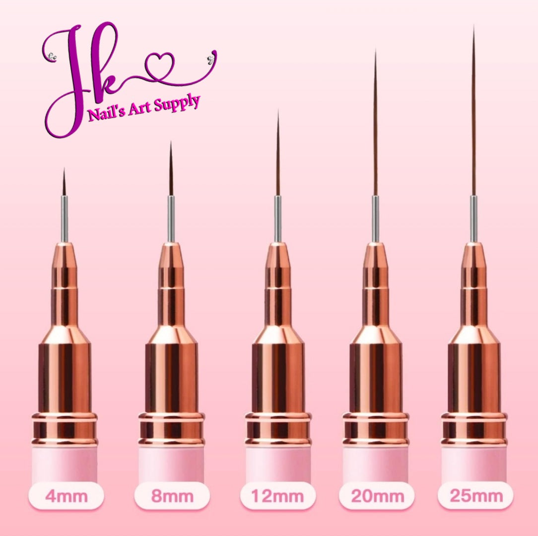 Set De Pinceles Lineales (Rosa)