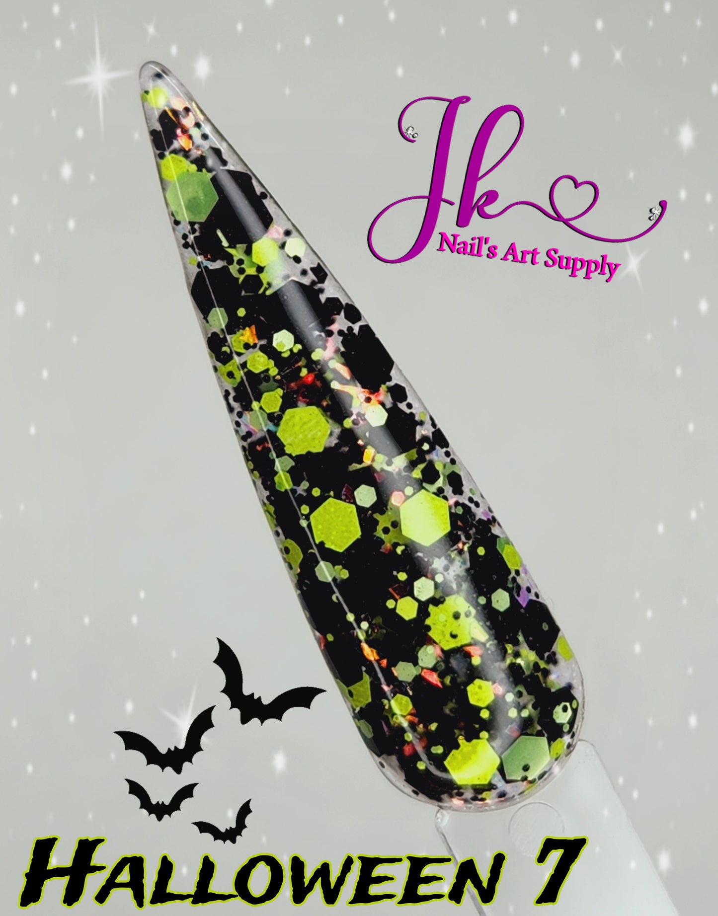 4 Glitter Halloween 10gm c\u (Decoraciónes Incluidas)