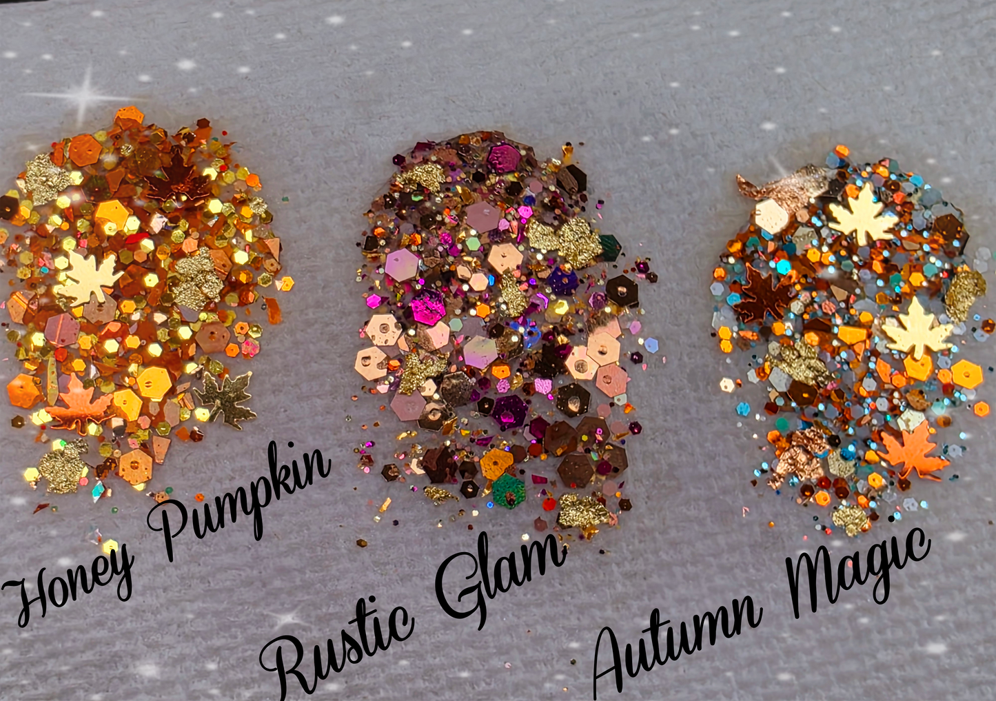 3 New Glitter Otoño>I (10gm c\u)