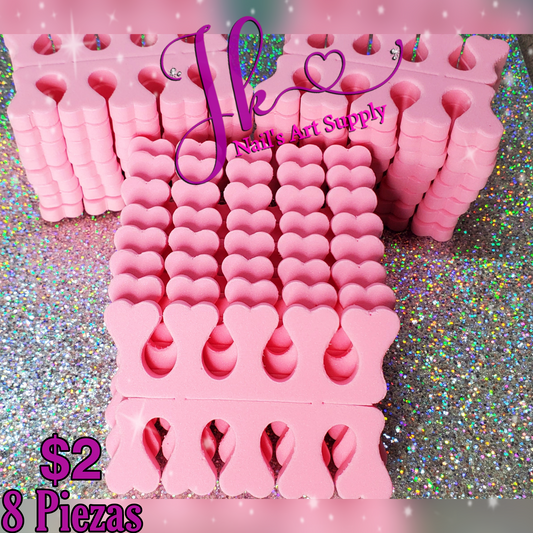 Separadores Para Dedos (8 Piezas Dobles)