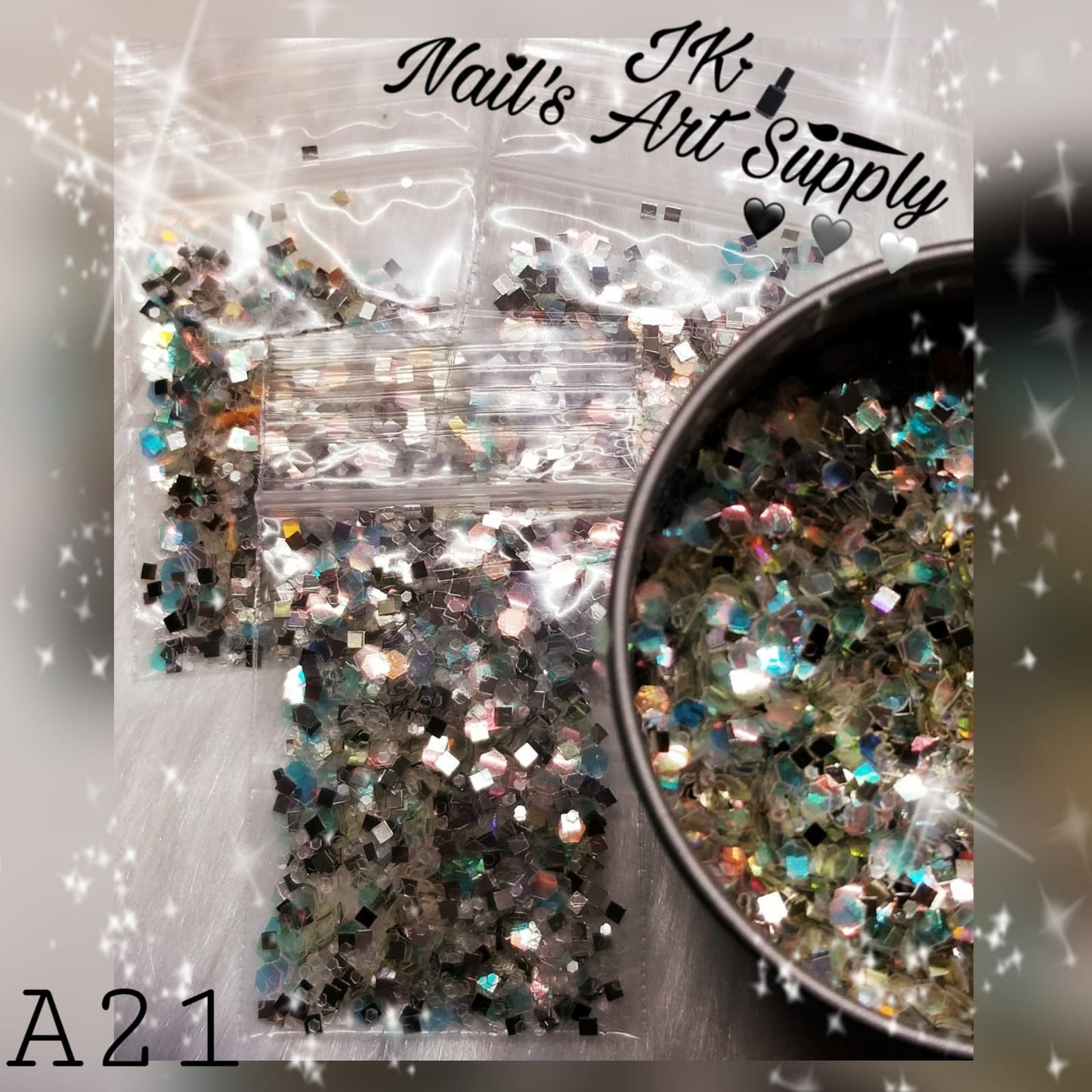 Glitter Bags 1-105 (Click to View All Options) (Presiona Para Ver Todos Los Modelos)