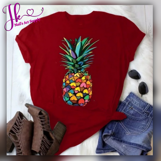 Blusa Vino Piña (Precionar Para Escoger Tamaño)
