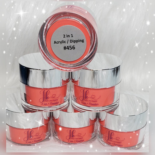 2 En 1 Acrilyc - Dipping (456) 1oz - JK Nail's Art Supply