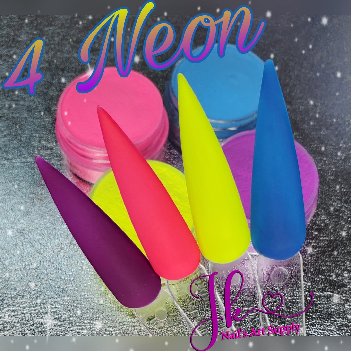 4 Neon - JK Nail's Art Supply