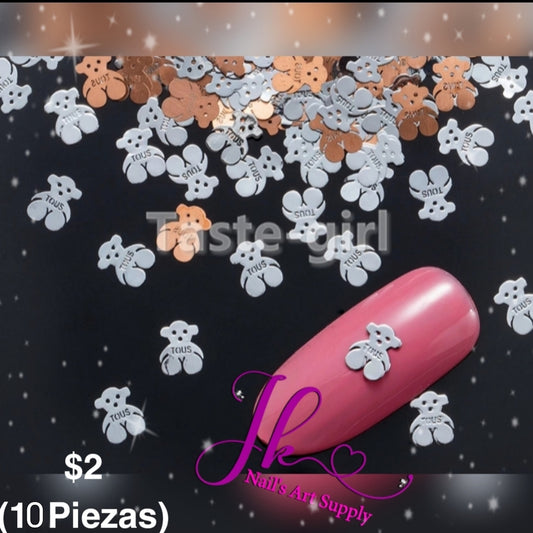 Decoración T Plata (10Piezas)