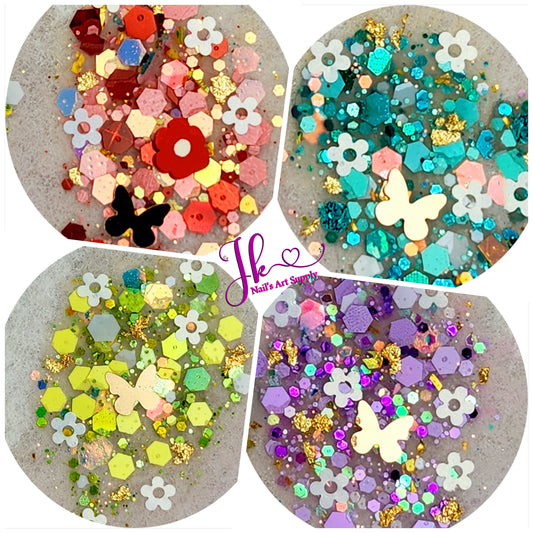 4 Glitter Primavera >I (10gm c/u)
