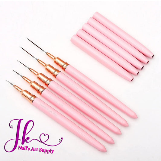 Set De Pinceles Lineales (Rosa)