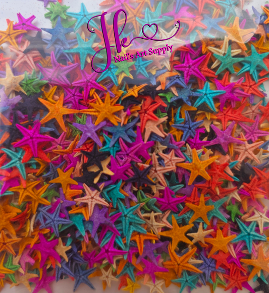 Estrellitas De Mar Multicolor (12Piezas)