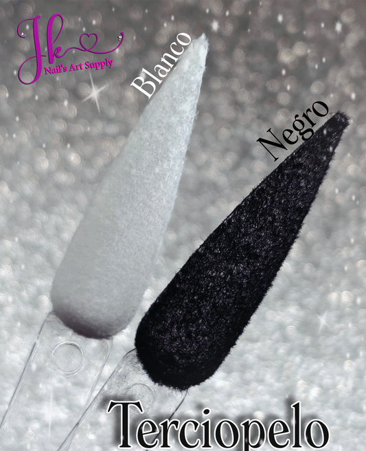 Terciopelo Negro/Blanco