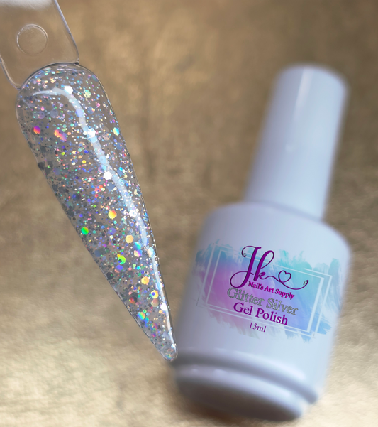 Gel Glitter Silver
