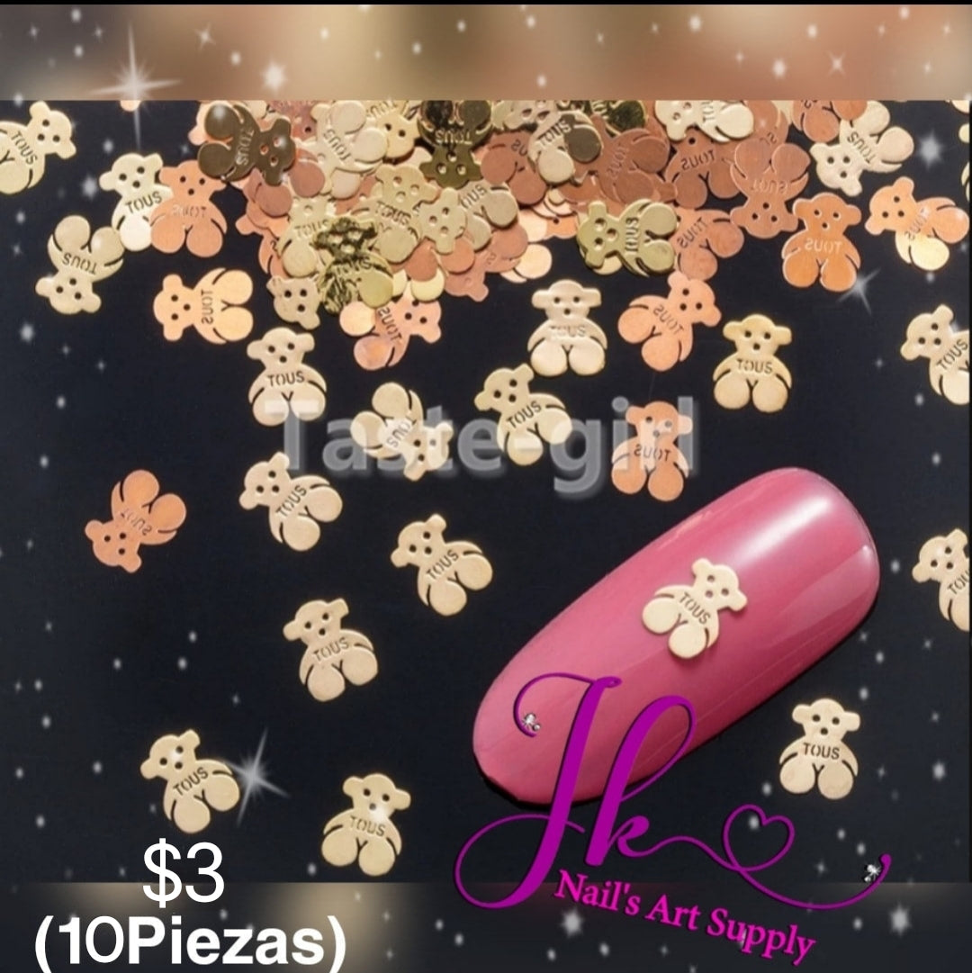 Ositos T Oro (10Piezas)