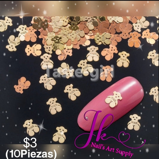 Ositos T Oro (10Piezas)