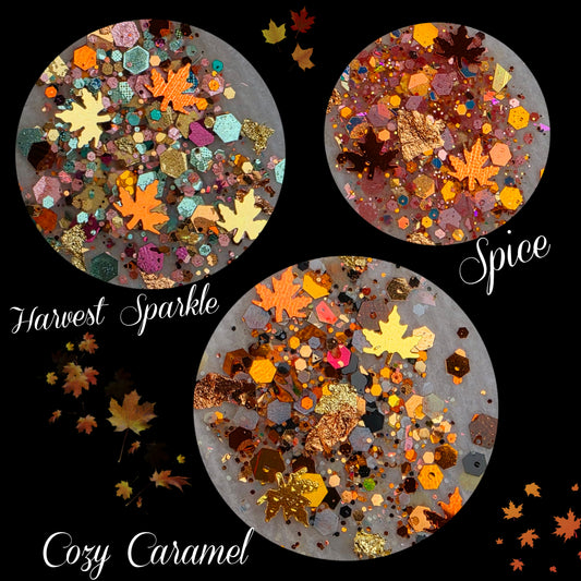 3 New Glitter Otoño>III(10gm c/u)