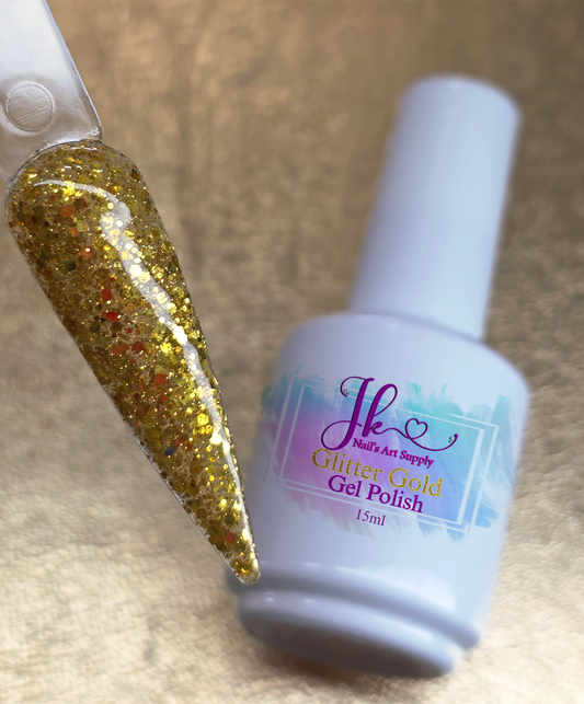 Gel Glitter Gold