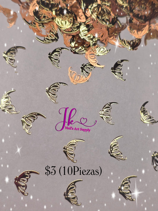 Mariposas Oro (10Piezas)
