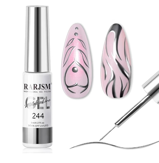 Metalic Liner Gel Silver