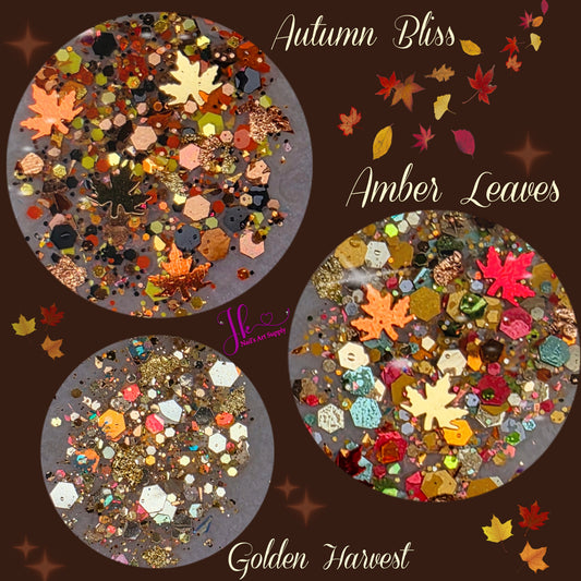 3 New Glitter Otoño>II (10gm c/u)