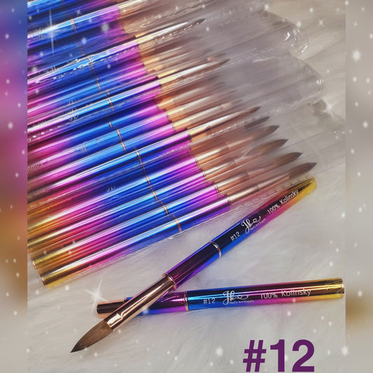 Pincel #12 Aplicacion 100%Kolinsky