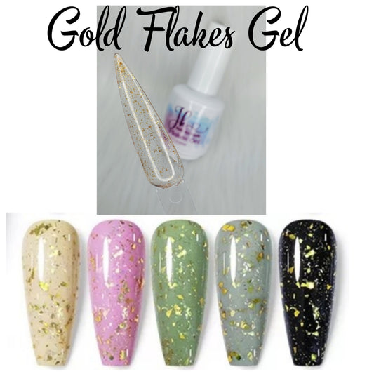 Gold Flakes Gel