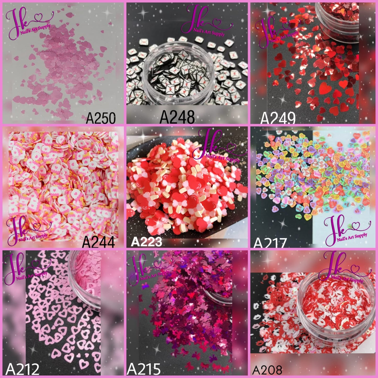 Glitter Bags 1-105  (Click to View All Options) (Presiona Para Ver Todos Los Modelos)